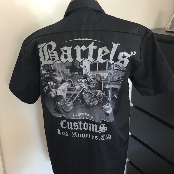 Bartels Customs Motorcycle shirt M - Picture 1 of 6